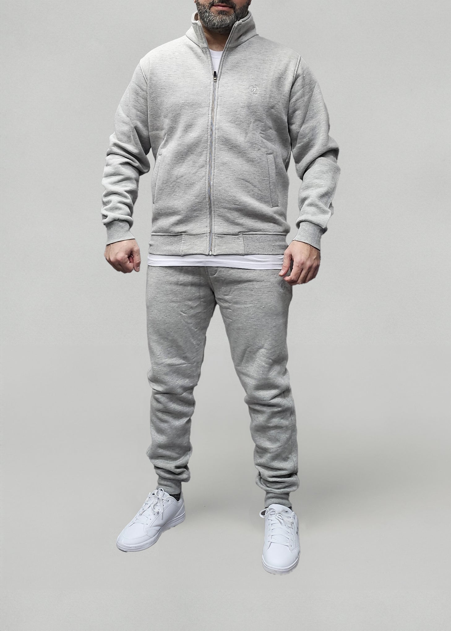 Zip up tracksuit set sale