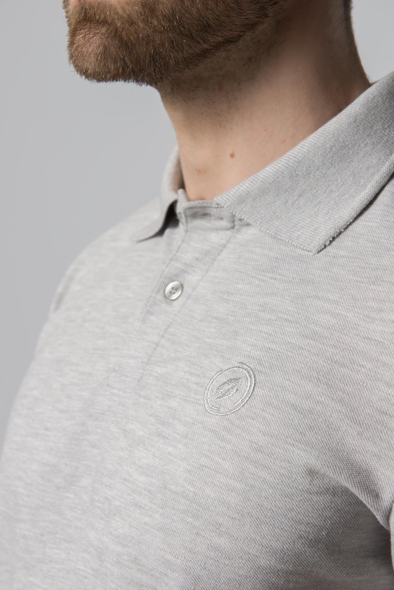 OL Slim Fit Polo Shirt Grey