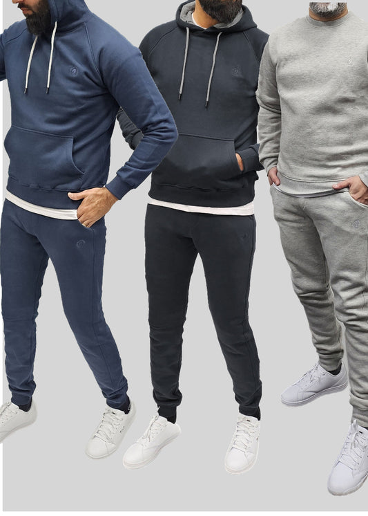 3 Pack fleece Joggers 500GSM %100 Cotton