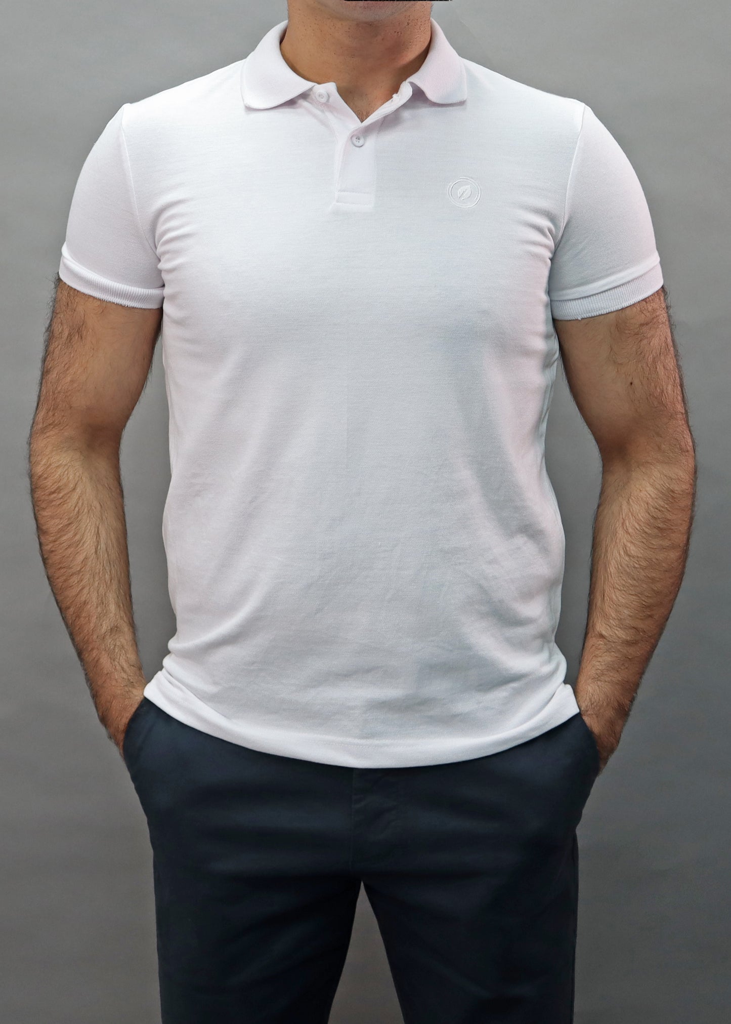 OL Slim Fit Polo Shirt White