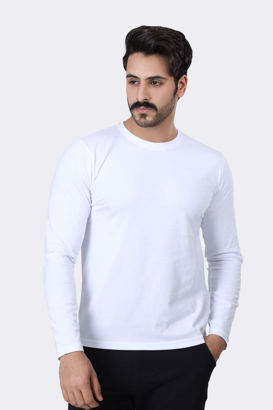 Pure Cotton Long sleeves crew  Neck T-Shirt