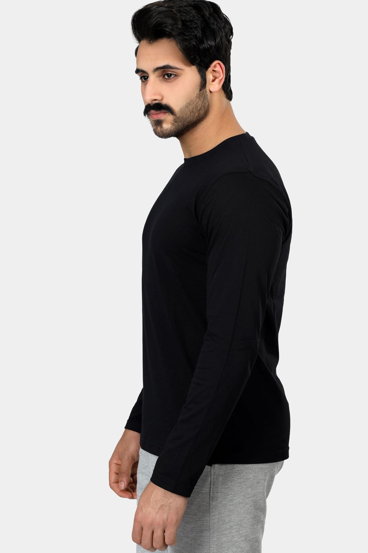 Pure Cotton Long sleeves crew  Neck T-Shirt