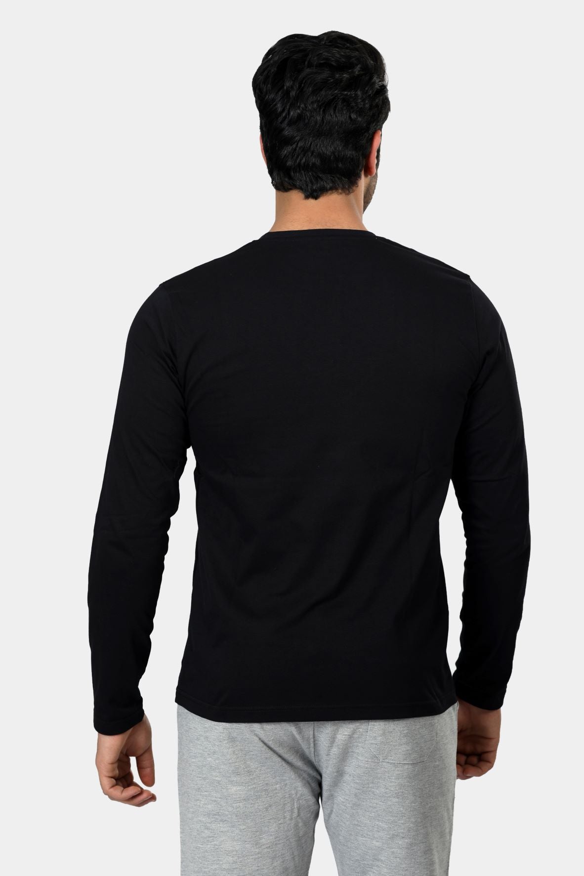 Pure Cotton Long sleeves crew  Neck T-Shirt