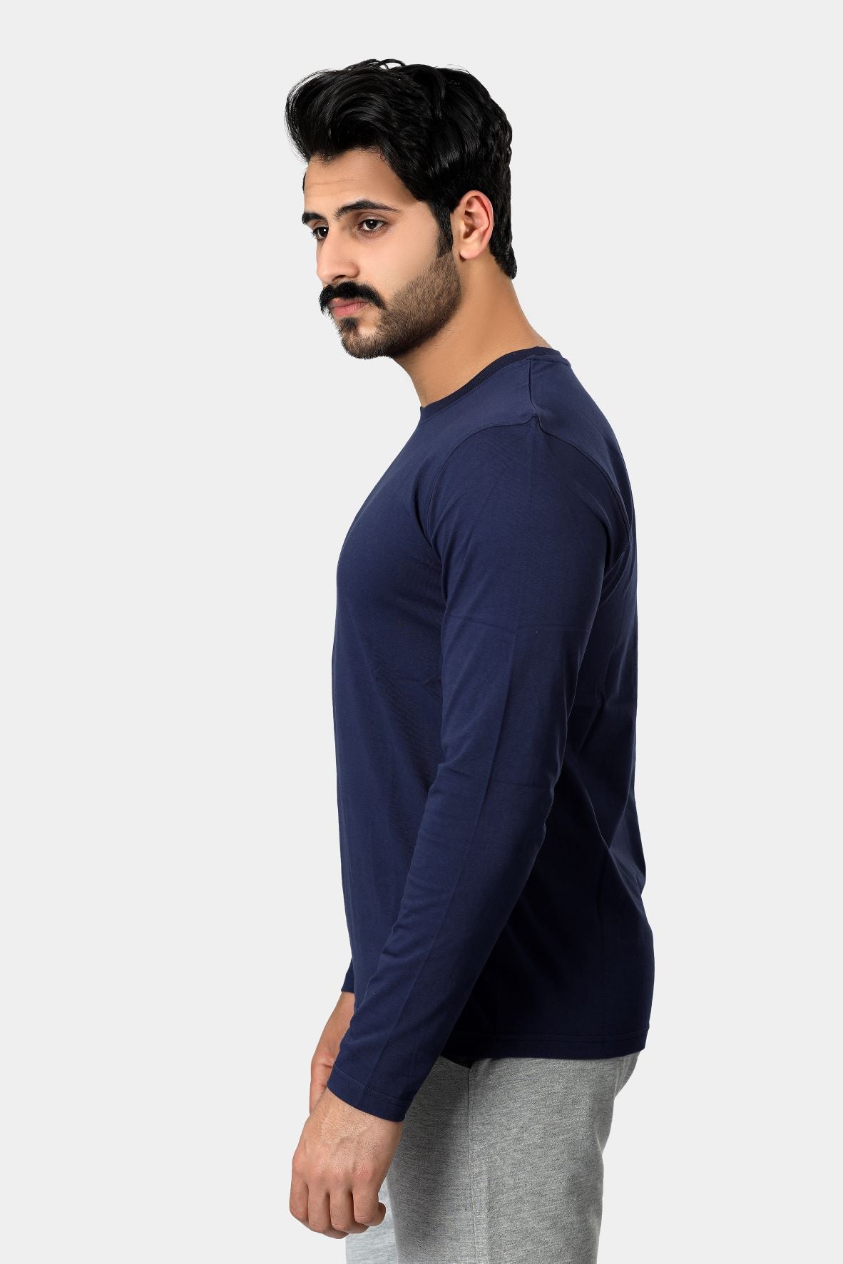 Pure Cotton Long sleeves crew  Neck T-Shirt